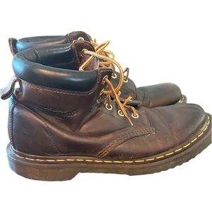 Dr. Martens Dark Brown Leather Men's Boots vintage 939
